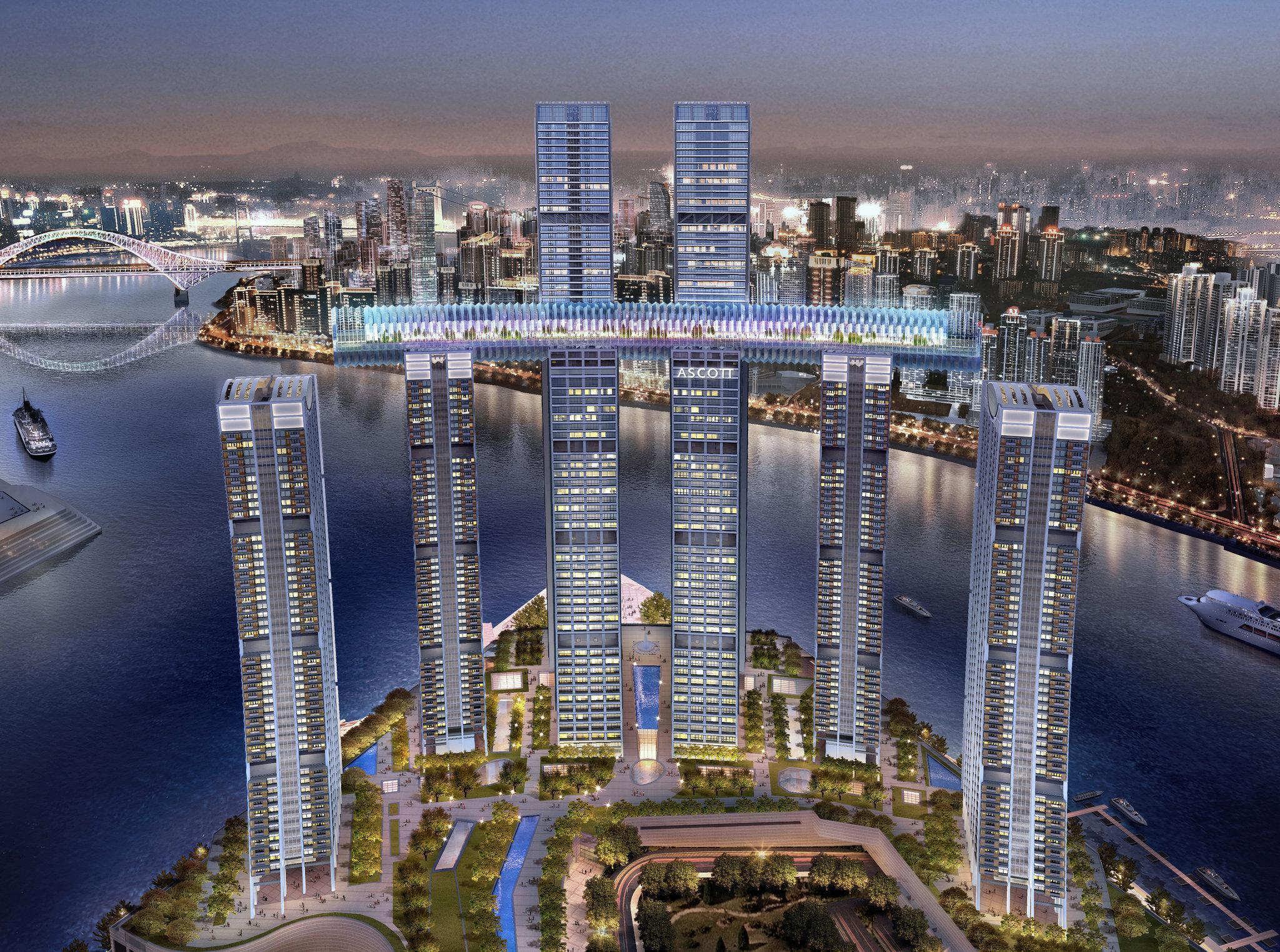 Ascott Raffles City Τσονγκίνγκ Εξωτερικό φωτογραφία
